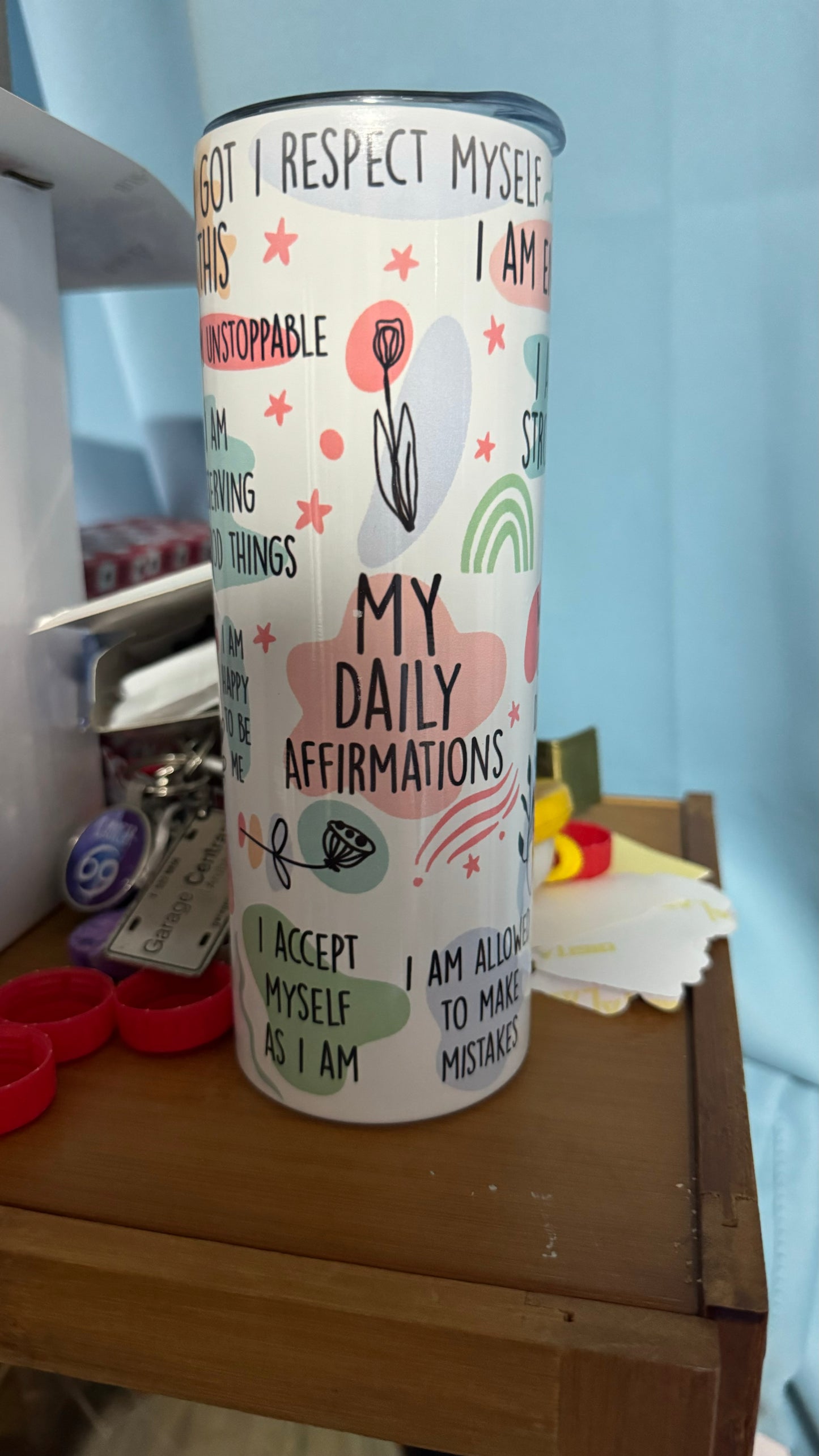 Daily affiramtionTumblers